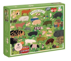 Pintonato, Camilla. Pigology Puz - 1000 Piece Puzzle. Chronicle Books, 2022.