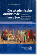 Die akademische Antrittsrede um 1800