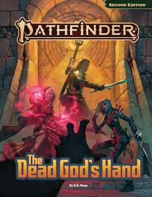 Mona, Erik. Pathfinder Adventure: The Dead God's Hand. Paizo, Inc., 2026.