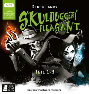 Landy, Derek. Skulduggery Pleasant - Teil 1-3 - Der Gentleman mit der Feuerhand | Das Groteskerium kehrt zurück | Die Diablerie bittet zum Sterben.. Lübbe Audio, 2026.