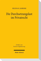 Die Durchsetzungslast im Privatrecht
