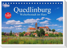 Quedlinburg - Welterbestadt im Harz (Tischkalender 2024 DIN A5 quer), CALVENDO Monatskalender
