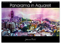 Panorama in Aquarell (Wandkalender 2024 DIN A3 quer), CALVENDO Monatskalender