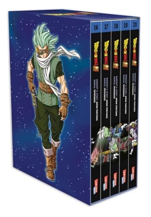 Akira Toriyama / Toyotarou. Dragon Ball Super, Bände 16-20 im Sammelschuber mit Extra - Neue Storys aus dem DRAGON BALL-Universum in praktischer Sammelbox. Carlsen Verlag GmbH, 2024.