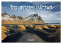 Traumziel Island 2024 (Wandkalender 2024 DIN A2 quer), CALVENDO Monatskalender