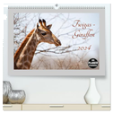 Twigas - Giraffen (hochwertiger Premium Wandkalender 2024 DIN A2 quer), Kunstdruck in Hochglanz