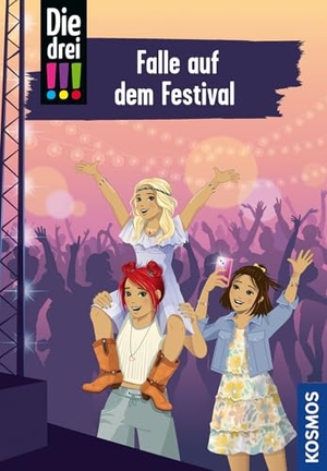Vogel, Kirsten. Die drei !!!, 118, Falle auf dem Festival - Ein spannender Fall in der beliebten Detektivinnen-Reihe für Krimi-Fans ab 10 Jahren - Kim, Franzi und Marie ermitteln beim Musikfestival.. Franckh-Kosmos, 2026.
