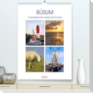 Büsum - Impressionen eines Sommers (Premium, hochwertiger DIN A2 Wandkalender 2022, Kunstdruck in Hochglanz)