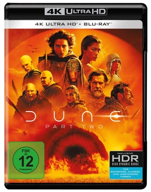Herbert, Frank. Dune: Part Two - 4K UHD - 4K Ultra HD Blu-ray + Blu-ray. Warner Bros Entertainment, 2024.
