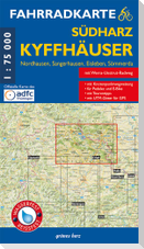 Fahrradkarte Südharz, Kyffhäuser