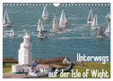 Unterwegs auf der Isle of Wight (Wandkalender 2024 DIN A4 quer), CALVENDO Monatskalender