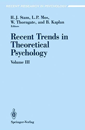 Stam, Henderikus J. / Bernie Kaplan et al (Hrsg.). Recent Trends in Theoretical Psychology - Selected Proceedings of the Fourth Biennial Conference of the International Society for Theoretical Psychology June 24¿28, 1991. Springer New York, 1993.