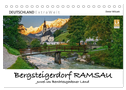 Bergsteigerdorf RAMSAU - Juwel im Berchtesgadener Land (Tischkalender 2025 DIN A5 quer), CALVENDO Monatskalender