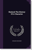 Shylock The History Of A Character