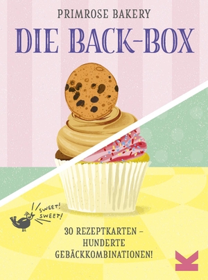 Swift, Martha / The Primrose Bakery. Die Back-Box - 30 Rezeptkarten - hunderte Gebäckkombinationen. Laurence King Verlag GmbH, 2025.