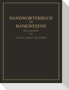 Handwörterbuch des Bankwesens