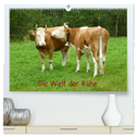 Die Welt der Kühe (hochwertiger Premium Wandkalender 2024 DIN A2 quer), Kunstdruck in Hochglanz