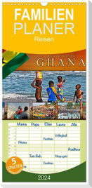 Familienplaner 2024 - Reise durch Afrika - Ghana mit 5 Spalten (Wandkalender, 21 x 45 cm) CALVENDO