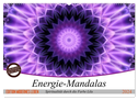 Energie - Mandalas, Spiritualität durch die Farbe Lila (Wandkalender 2024 DIN A2 quer), CALVENDO Monatskalender