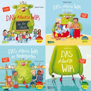 Kunkel, Daniela. Maxi-Pixi-4er-Set 114: Gemeinsam stark mit dem kleinen WIR (4x1 Exemplar) - 4 Minibücher für Kinder ab 3 Jahren. Carlsen Verlag GmbH, 2024.