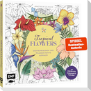 Tropical Flowers - Exotische Blumen- und Pflanzen-Motive ausmalen
