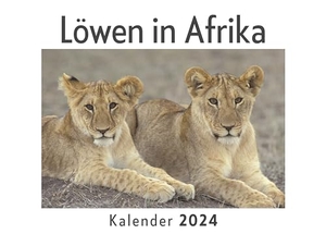 Müller, Anna. Löwen in Afrika (Wandkalender 2024, Kalender DIN A4 quer, Monatskalender im Querformat mit Kalendarium, Das perfekte Geschenk). 27amigos, 2023.