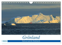 Grönland - Ilulissat und die Diskobucht (Wandkalender 2024 DIN A4 quer), CALVENDO Monatskalender