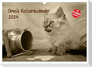 Oma's Katzenkalender 2024 (Wandkalender 2024 DIN A3 quer), CALVENDO Monatskalender