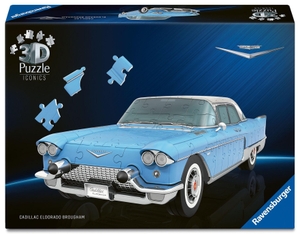 3D Puzzle Iconics: Cadillac Eldorado Brougham - Eine wahre Ikone im 3D Puzzle Modellformat. Ravensburger Spieleverlag, 2026.