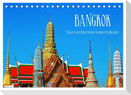 Bangkok - Thailands Hauptstadt in bunten Bildern (Tischkalender 2025 DIN A5 quer), CALVENDO Monatskalender