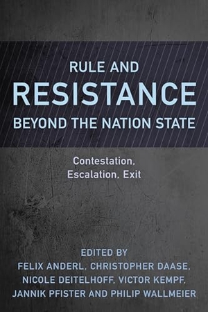 Anderl, Felix / Christopher Daase et al (Hrsg.). Rule and Resistance Beyond the Nation State - Contestation, Escalation, Exit. Rowman & Littlefield Publishers, 2019.