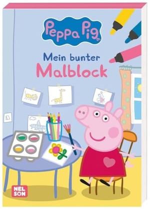 Peppa Wutz Ausmalbilder: Mein bunter Malblock - Mehr als 60 Ausmalmotive | Kinderbeschäftigung ab 3 Jahren. Nelson Verlag, 2024.