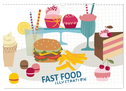 Fast Food Illustration (Wandkalender 2024 DIN A3 quer), CALVENDO Monatskalender