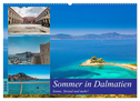 Sommer in Dalmatien - Sonne, Strand und mehr! (Wandkalender 2024 DIN A2 quer), CALVENDO Monatskalender