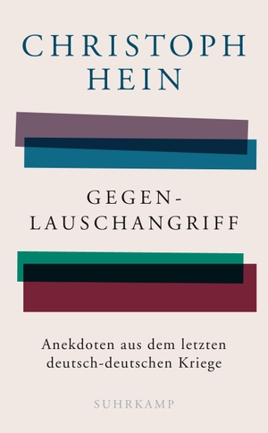 Hein, Christoph. Gegenlauschangriff - Anekdoten aus dem letzten deutsch-deutschen Kriege. Suhrkamp Verlag AG, 2019.