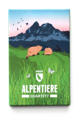 Spiegel, Stefan (Hrsg.). Alpentiere Quartett. Marmota Maps GmbH, 2021.