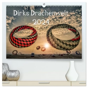 Bartschat, Dirk. Dirks Drachenwelt (hochwertiger Premium Wandkalender 2024 DIN A2 quer), Kunstdruck in Hochglanz - Die schönsten Drachen von kreativen Menschen. Calvendo Verlag, 2023.
