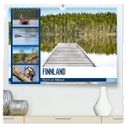 Finnland, Rund um Mikkeli (hochwertiger Premium Wandkalender 2024 DIN A2 quer), Kunstdruck in Hochglanz