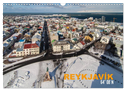 Reykjavìk 64° 08' N (Wandkalender 2025 DIN A3 quer), CALVENDO Monatskalender