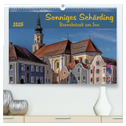 Sonniges Schärding, Barockstadt am Inn (hochwertiger Premium Wandkalender 2025 DIN A2 quer), Kunstdruck in Hochglanz
