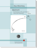 Quintett für Klarinette, 2 Violinen, Viola und Violoncello. Stimmensatz.