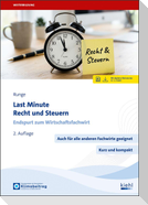 Last Minute Recht und Steuern
