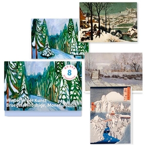 Winter in der Kunst - Acht Kunst-Klappkarten - Bruegel, Hiroshige, Monet, Munch. Favoritenpresse, 2026.