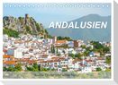 Andalusien - Weiße Dörfer und wilde Natur (Tischkalender 2025 DIN A5 quer), CALVENDO Monatskalender