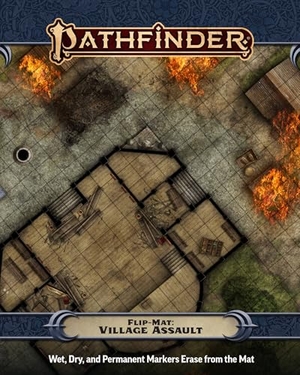 Engle, Jason / Stephen Radney-Macfarland. Pathfinder Flip-Mat: Village Assault. Diamond Comic Distributors, 2024.