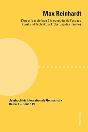 Silhouette, Marielle (Hrsg.). Max Reinhardt - L¿art et la technique à la conquête de l¿espace ¿ Kunst und Technik zur Eroberung des Raumes. Peter Lang, 2017.