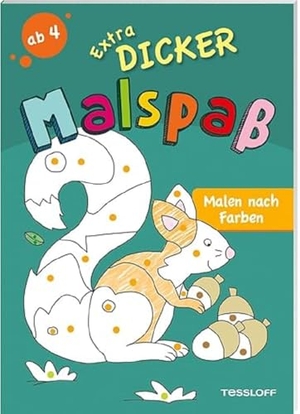 Extradicker Malspaß. Malen nach Farben - Malspaß für Kindergartenkinder ab 4 Jahren. Tessloff Verlag, 2023.