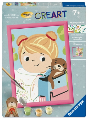 Ravensburger CreArt - Tilli & Otti - Malen nach Zahlen für Kinder ab 7 Jahren vom Kinderbuch "Mein Knopf, ein Universum" von Carmushka. Ravensburger Spieleverlag, 2025.
