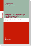 Progress in Cryptology - INDOCRYPT 2001