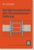 Verfahrenstechnik der Grundwasserhaltung